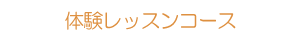 体験レッスン